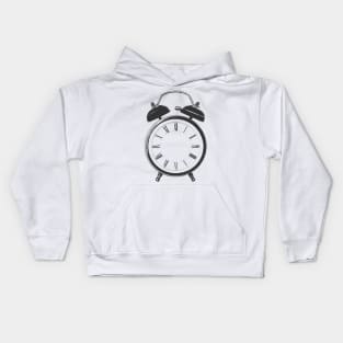 Retro alarm clock - infinite time Kids Hoodie